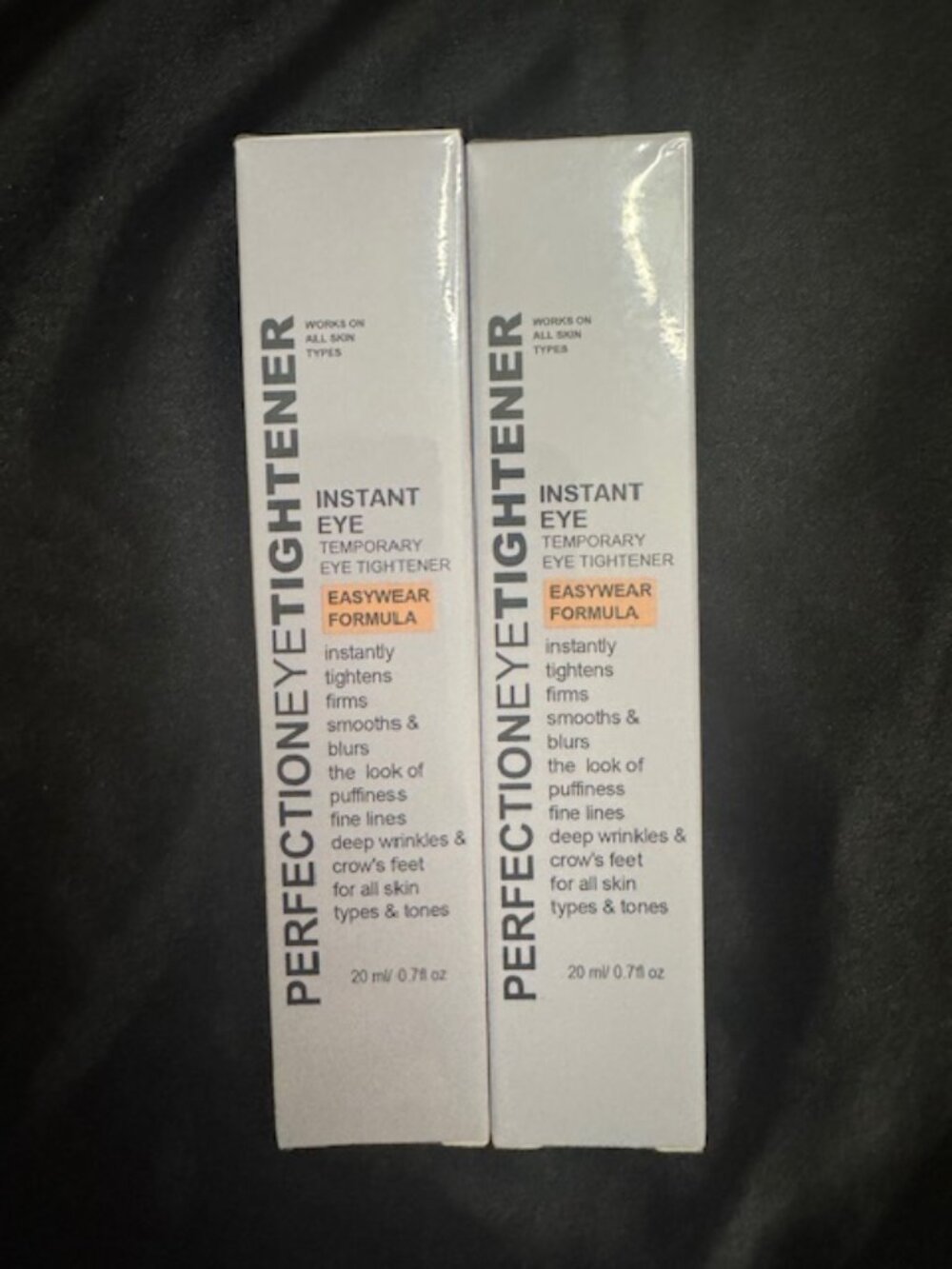 New Perfection Eye Tightener Instant Firming 0.7 fl oz Sealed 2-Pack FREE SHIP!